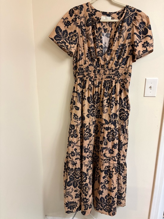 Anthropologie Dresses & Skirts - ANTHROPOLOGIE The Somerset Floral Maxi Dress Large L flowy tiered cotton summer
